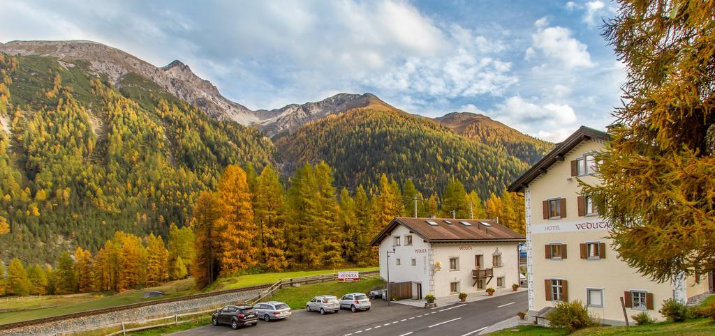 Hotel Veduta Cinuos-Chel Екстериор снимка